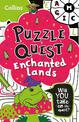 Enchanted Lands: Solve more than 100 puzzles in this adventure story for kids aged 7+ (Puzzle Quest)