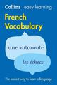 Easy Learning French Vocabulary: Trusted support for learning (Collins Easy Learning)