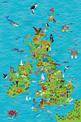 Children's Wall Map of the United Kingdom and Ireland: Ideal way for kids to improve their UK knowledge