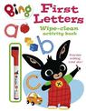 First Letters Wipe-clean activity book (Bing)