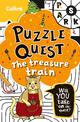 The Treasure Train: Solve more than 100 puzzles in this adventure story for kids aged 7+ (Puzzle Quest)