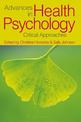 Advances in Health Psychology: Critical Approaches