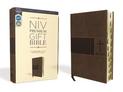 NIV, Premium Gift Bible, Leathersoft, Brown, Red Letter, Thumb Indexed, Comfort Print: The Perfect Bible for Any Gift-Giving Occ