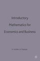 Introductory Mathematics for Economics and Business