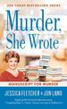 Murder, She Wrote: Manuscript For Murder: Murder, She Wrote #48