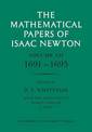 The Mathematical Papers of Isaac Newton: Volume 7, 1691-1695