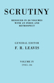 Scrutiny: A Quarterly Review vol. 4 1935-36