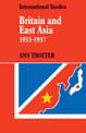Britain and East Asia 1933-1937