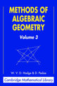 Methods of Algebraic Geometry: Volume 3