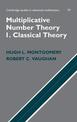 Multiplicative Number Theory I: Classical Theory