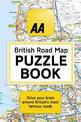 The AA British Road Map Puzzle Book: These highly-addictive brain games will make you a mapping mastermind