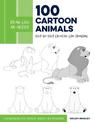 Draw Like an Artist: 100 Cartoon Animals: Step-by-Step Creative Line Drawing - A Sourcebook for Aspiring Artists and Designers: