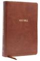 KJV, Foundation Study Bible, Large Print, Leathersoft, Brown, Red Letter, Thumb Indexed, Comfort Print: Holy Bible, King James V