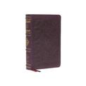 NKJV, Personal Size Reference Bible, Sovereign Collection, Leathersoft, Purple, Red Letter, Thumb Indexed, Comfort Print: Holy B