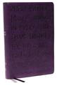 KJV, Large Print Center-Column Reference Bible, Verse Art Cover Collection, Leathersoft, Purple, Red Letter, Thumb Indexed, Comf