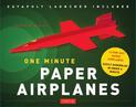 One Minute Paper Airplanes Kit: 12 Pop-Out Planes, Easily Assembled in Under a Minute: Paper Airplane Book with Paper, 12 Projec