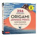 Origami Japanese Prints Paper Pack Book: 256 Double-Sided Folding Sheets with 16 Different Japanese Woodblock Prints with solid