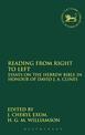 Reading from Right to Left: Essays on the Hebrew Bible in honour of David J. A. Clines