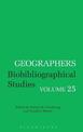 Geographers: Biobibliographical Studies, Volume 25