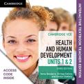 Cambridge VCE Health and Human Development Units 1 and 2 Digital Teacher Edition (Card)