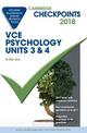 Cambridge Checkpoints VCE Psychology Units 3 and 4 2018 and Quiz Me More