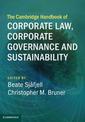 The Cambridge Handbook of Corporate Law, Corporate Governance and Sustainability