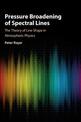 Pressure Broadening of Spectral Lines: The Theory of Line Shape in Atmospheric Physics