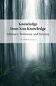 Knowledge from Non-Knowledge: Inference, Testimony and Memory