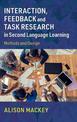 Interaction, Feedback and Task Research in Second Language Learning: Methods and Design