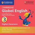 Cambridge Global English Stage 3 Cambridge Elevate Digital Classroom Access Card (1 Year): for Cambridge Primary English as a Se