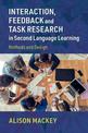 Interaction, Feedback and Task Research in Second Language Learning: Methods and Design