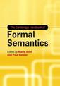 The Cambridge Handbook of Formal Semantics