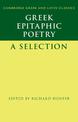 Greek Epitaphic Poetry: A Selection
