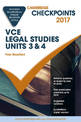 Cambridge Checkpoints VCE Legal Studies Units 3 and 4 2017 and Quiz Me More