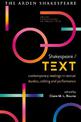 Shakespeare / Text: Contemporary Readings in Textual Studies, Editing and Performance