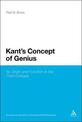 Kant's Concept of Genius: Its Origin and Function in the Third Critique