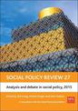 Social Policy Review 27: Analysis and Debate in Social Policy, 2015