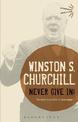 Never Give In!: Winston Churchill's Speeches