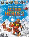 Build Your Own Action Heroes Sticker Book