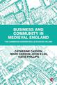 Business and Community in Medieval England: The Cambridge Hundred Rolls Source Volume