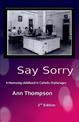Say Sorry: A Harrowing Childhood in two Catholic Orphanages