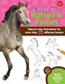Learn to Draw Horses & Ponies: Step-by-step instructions for more than 25 different breeds - 64 pages of drawing fun! Contains f