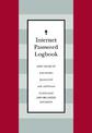 Internet Password Logbook (Red Leatherette): Keep track of usernames, passwords, web addresses in one easy and organized locatio
