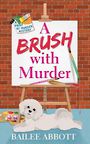 A Brush with Murder (Large Print)