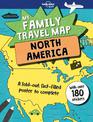 Lonely Planet Kids My Family Travel Map - North America