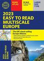 2023 Philip's Easy to Read Multiscale Road Atlas Europe: (A4 Flexiback)