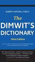 Dimwit's Dictionary