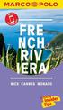 French Riviera Marco Polo Pocket Travel Guide 2018 - with pull out map