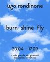 Ugo Rondinone (Bilingual edition): burn shine fly