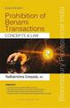 Prohibition of Benami Transactions - Concepts & Law